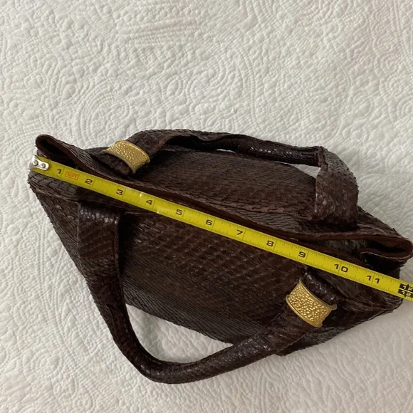 Python Snakeskin Shoulder Bag - Picture 12 of 17